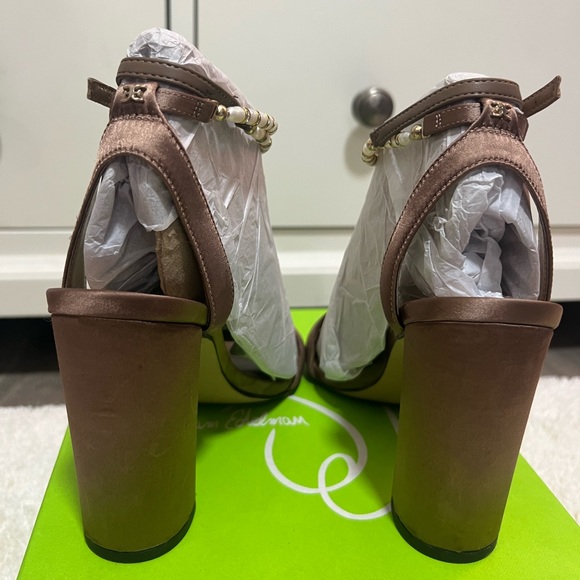 Sam Edelman Toffee satin sandals size 7 - Picture 5 of 5